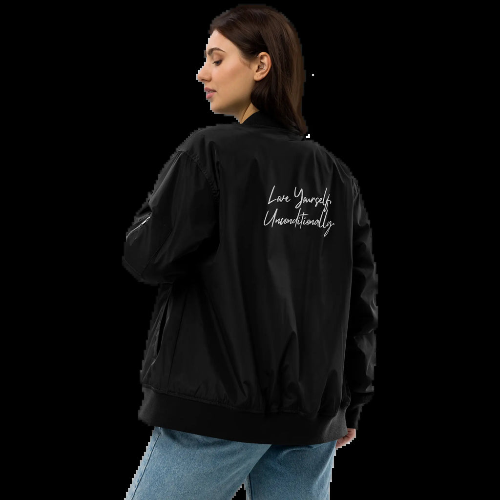 Premium Bomber Jacket Self Love Premium Recycled Bomber Jacket