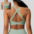Elevate Your Workout with Our Stylish Front Zipper Sports Bra for Women - Push Up Yoga Crop Top in Vibrant Colors