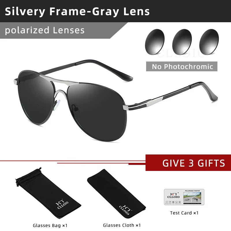 2022 New Photochromic Sunglasses Polarized Men Pilot Vintage Sun Glasses Women Driving Eyewear Goggles UV400 Gafas De Sol