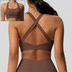 Elevate Your Workout with Our Stylish Front Zipper Sports Bra for Women - Push Up Yoga Crop Top in Vibrant Colors