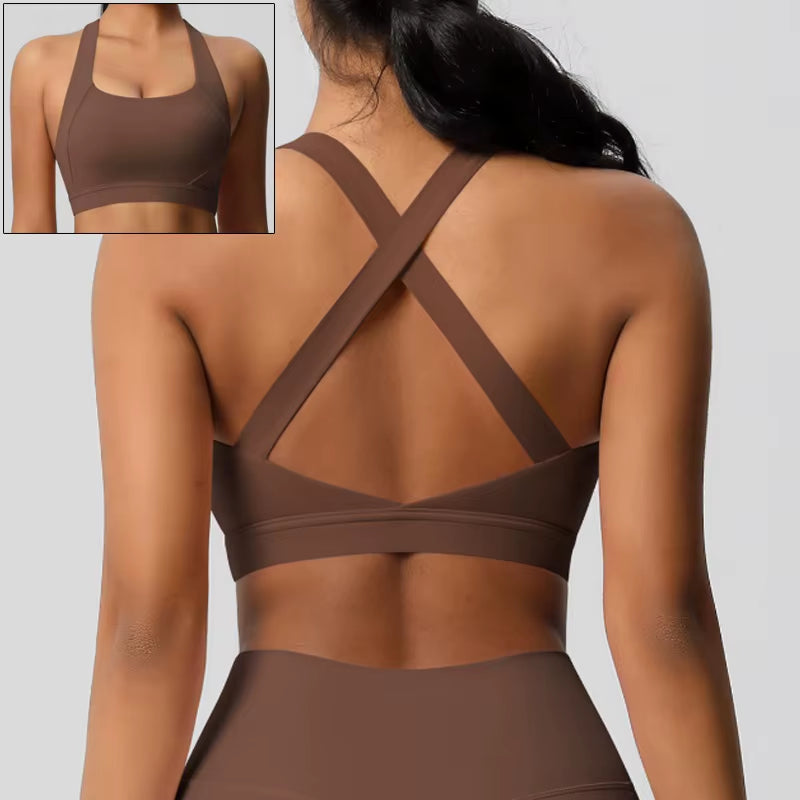 Elevate Your Workout with Our Stylish Front Zipper Sports Bra for Women - Push Up Yoga Crop Top in Vibrant Colors